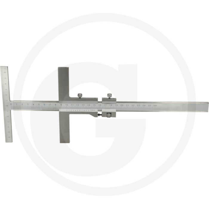Ks tools anreiss-messschieber, 0 - 250 mm, 375 mm - rostfreier stahl, +\/- 0,05 mm genauigkeit Ks tools anreiss-messschieber, 0 - 250 mm, 375 mm - rostfreier stahl, +\/- 0,05 mm genauigkeit