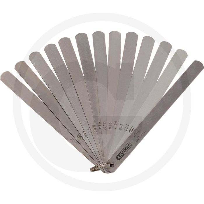 Ks tools kolbenspiellehre, 8 blatt, 05-0,5 mm - fühlerlehre zylindrisch & fächerförmig Ks tools kolbenspiellehre, 8 blatt, 05-0,5 mm - fühlerlehre zylindrisch & fächerförmig