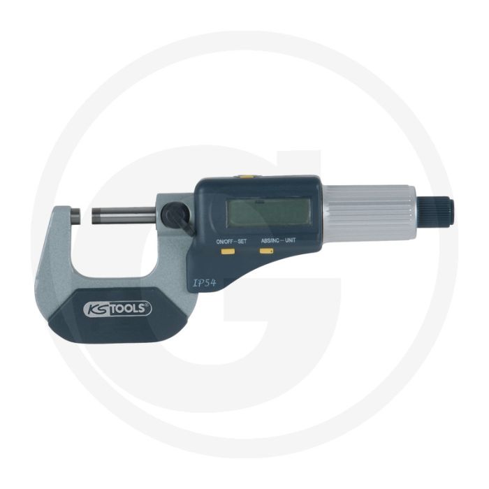 Ks tools micrometer met hartmetall messflächen 25-50mm ip54 lcd-anzeige