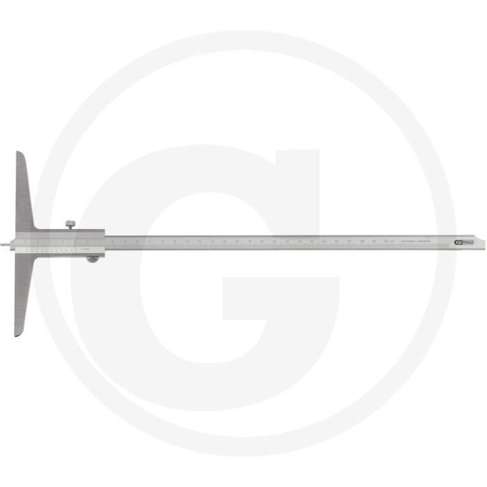 Ks tools tiefenmessschieber met messstift, 0-150 mm - din 862, laserskaliert, rvs Ks tools tiefenmessschieber met messstift, 0-150 mm - din 862, laserskaliert, rvs