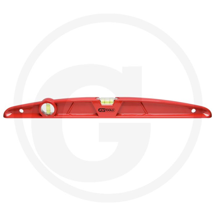 Ks tools schwere aluminiumdruckguss-wasserwaage in trapezform, magnetisch, 400 mm - skelettprofil, 0,5 mm/m, 2 libellen