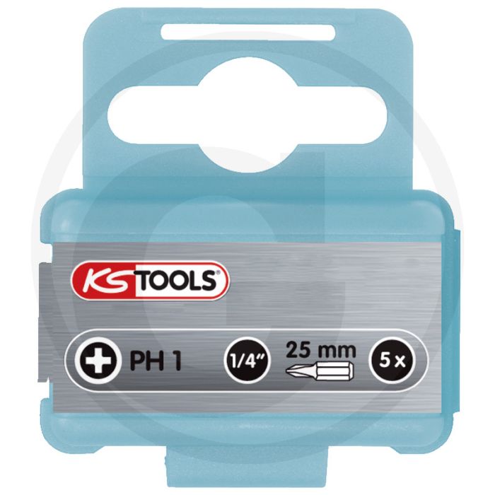 Ks tools 1/4" inoxplus® bit ph3, 25mm, rvs, din 3126, iso 1173 - c 6,3 Ks tools 1/4" inoxplus® bit ph3, 25mm, rvs, din 3126, iso 1173 - c 6,3