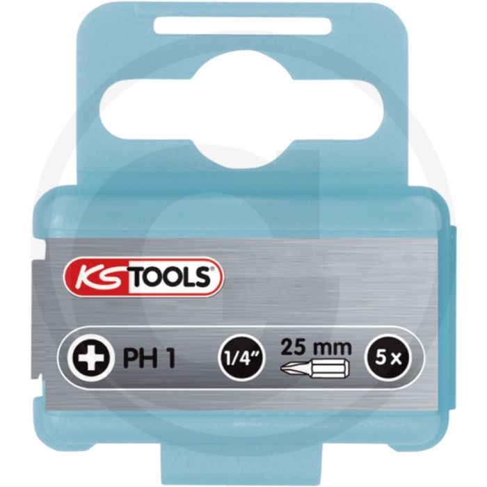 Ks tools 1/4" inoxplus® bit für kreuzschlitzschrauben ph3, 25mm, edelstahl