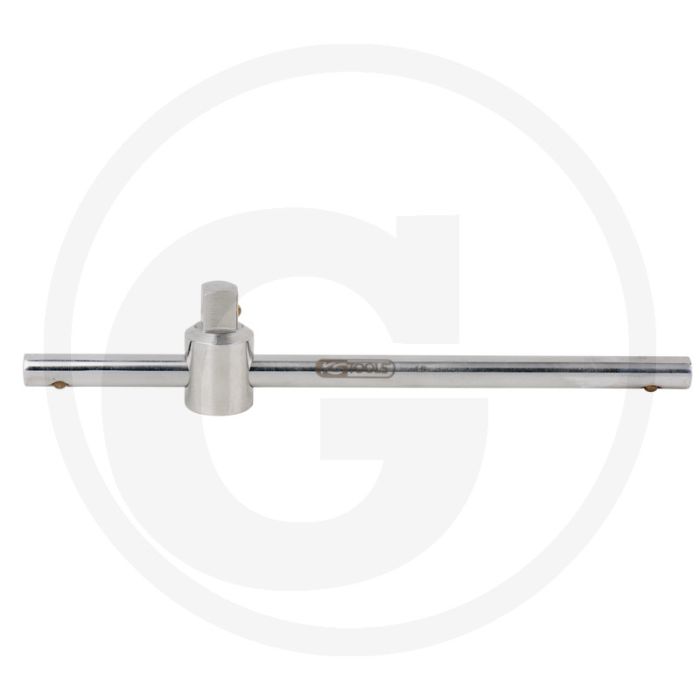 Ks tools edelstahl 3/4" t-griff mit gleitstück - rvs, 1210g, 70x30x420mm Ks tools edelstahl 3/4" t-griff mit gleitstück - rvs, 1210g, 70x30x420mm
