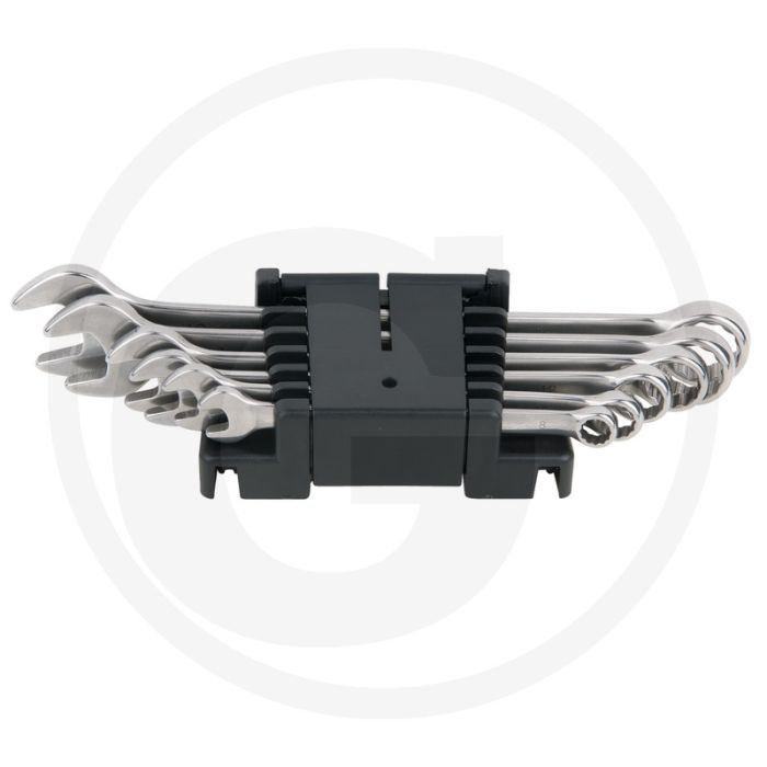 Ks tools edelstahl ringmaulschlüssel-satz - rvs, 6-dlg, din 3113, 15° bekhoek Ks tools edelstahl ringmaulschlüssel-satz - rvs, 6-dlg, din 3113, 15° bekhoek