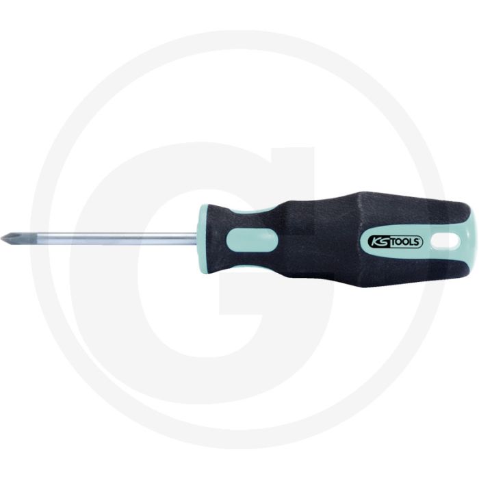 Ks tools edelstahl schraubendreher, phillips®, ph - rvs, 2-komponentengriff, 180mm Ks tools edelstahl schraubendreher, phillips®, ph - rvs, 2-komponentengriff, 180mm