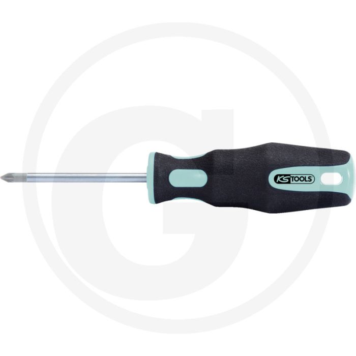 Ks tools edelstahl schraubendreher, pozidriv®, pz - rvs, 2-komponentengriff, 180mm Ks tools edelstahl schraubendreher, pozidriv®, pz - rvs, 2-komponentengriff, 180mm