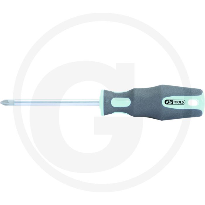 Ks tools edelstahl schraubendreher, pozidriv®, pz - rvs, 2-komponentengriff, 165mm