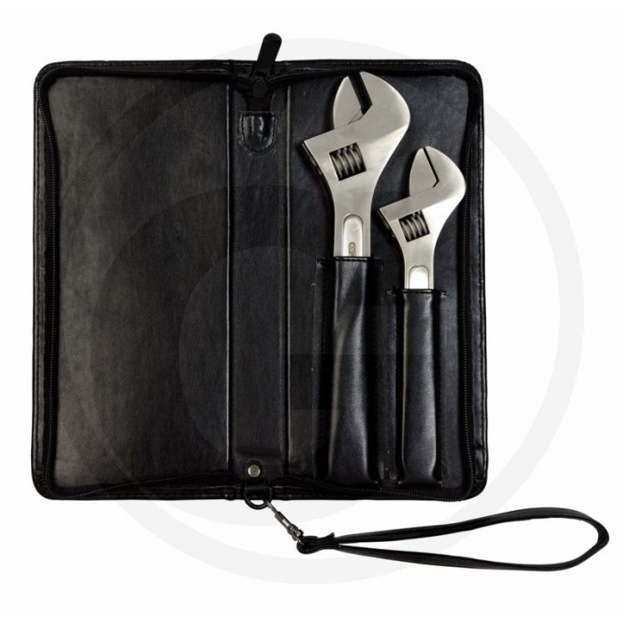 Ks tools titanium+ verstelbare schroefsleutelset, 8"-10", 100% antimagnetisch