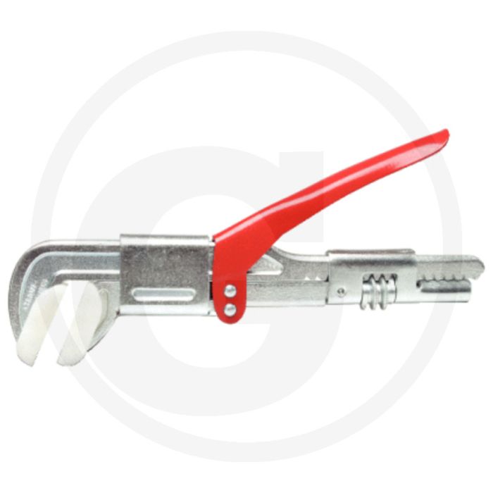 Ks tools clé à pipe d'angle à mâchoires interchangeables plastique - max Ø 60 mm Ks tools clé à pipe d'angle à mâchoires interchangeables plastique - max Ø 60 mm