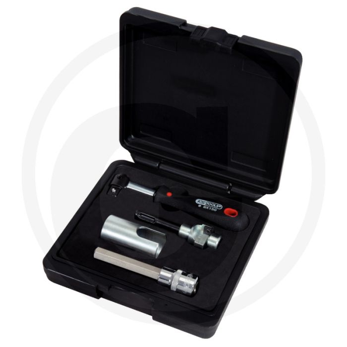 Ks tools sanitär-fräser-kombi-kit 4-teilig - draaibaar in 5 stappen Ks tools sanitär-fräser-kombi-kit 4-teilig - draaibaar in 5 stappen