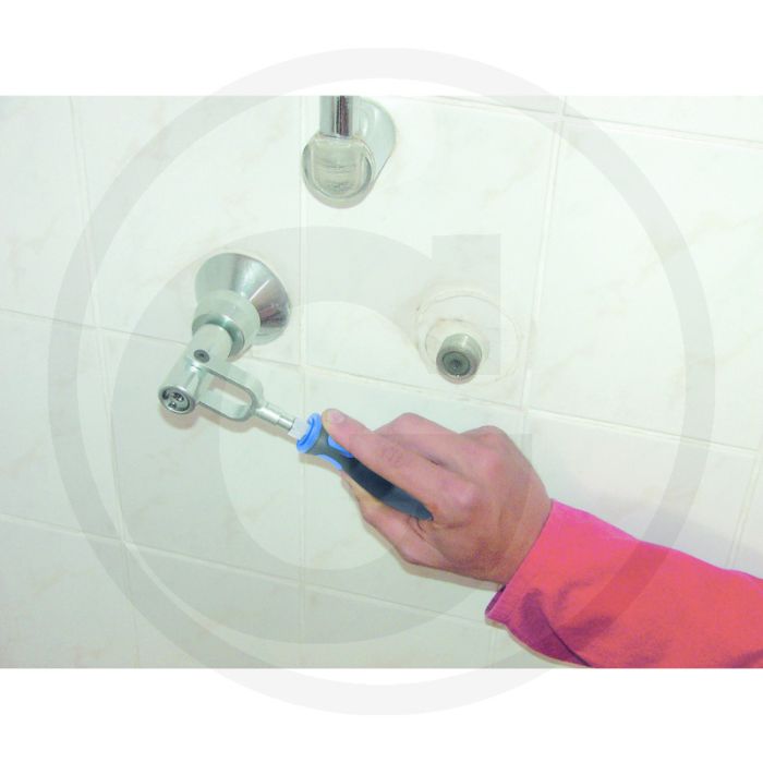 Ks tools wastafelmontage set, 6-delig - optimaal voor beperkte ruimtes