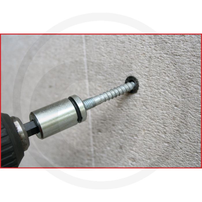 Ks tools slangklem-montagegereedschap, m8 - geschikt voor stokschroeven m8 - ideaal voor gas, water en elektrische installaties Ks tools slangklem-montagegereedschap, m8 - geschikt voor stokschroeven m8 - ideaal voor gas, water en elektrische installaties