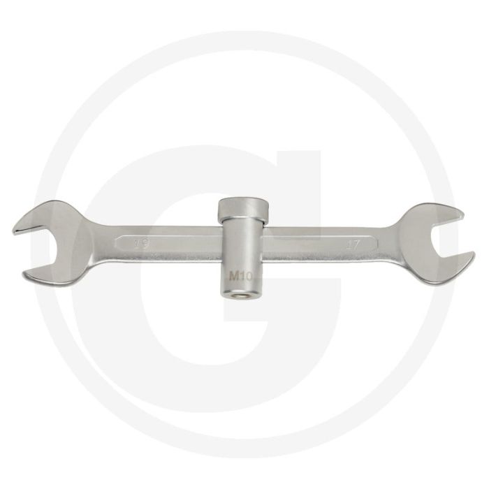 Ks tools speciaalsleutel sanitair 17 x 19mm, l=22 - geschikt voor stokschroeven m10 Ks tools speciaalsleutel sanitair 17 x 19mm, l=22 - geschikt voor stokschroeven m10