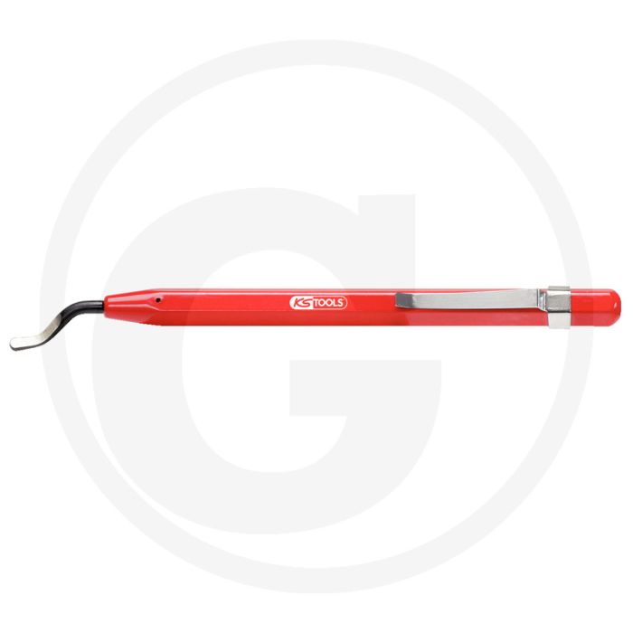 Ks tools universal-snelafbraam met houder, 140x21 140 x 21 mm - met eloxiert aluminiumhandgreep