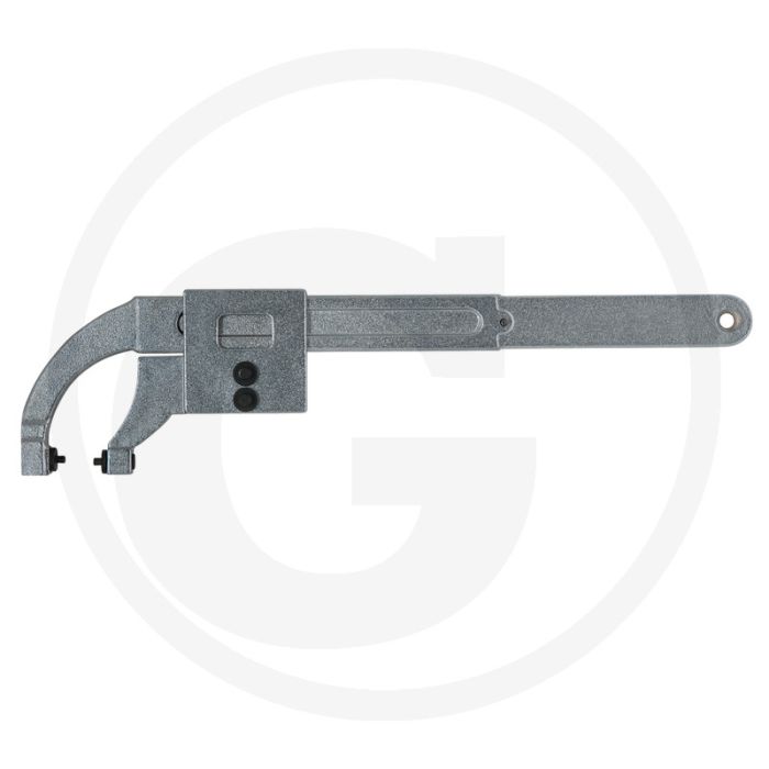 Ks tools haaksleutel +pen, scharnierend, 20-100 mm - stufenlos verstellbar, chrom vanadium Ks tools haaksleutel +pen, scharnierend, 20-100 mm - stufenlos verstellbar, chrom vanadium