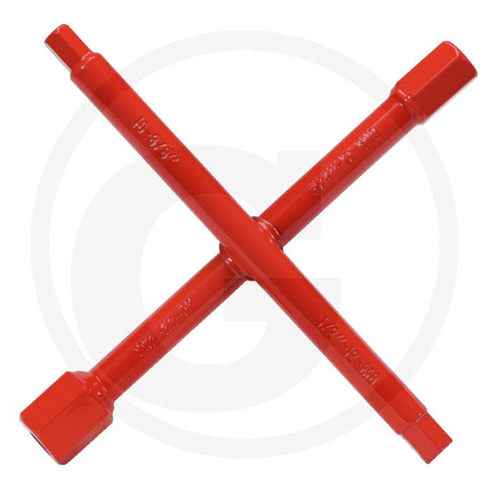 Ks tools sanitair-kruissleutel, 7 funktionen - geschikt voor stokschroeven m8-m10-m12