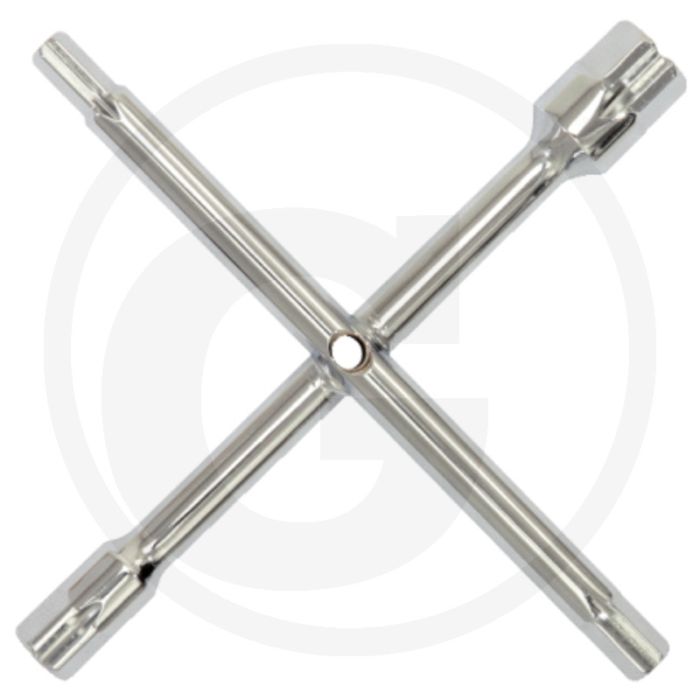 Ks tools sanitiar-kruissleutel, 10 funktionen - speciaal staal - 185x50x189mm