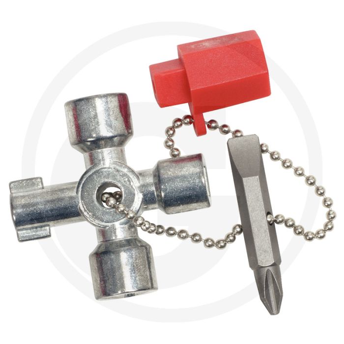 Ks tools mini-schaltschrankschlüssel, 42 mm met bitadapter & accessoires