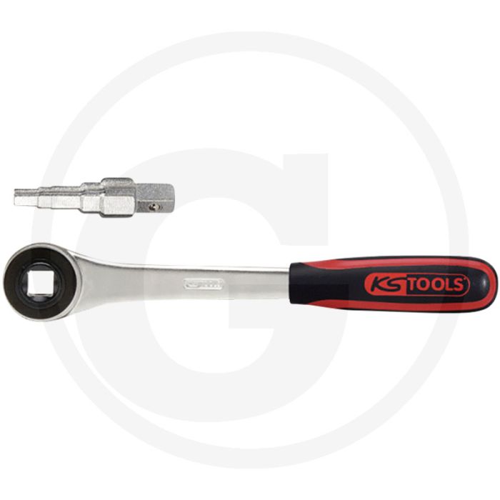 Ks tools universal-verwarmingsratelset 3/8"-1" 2-dlg. 4-traps stufenschlüssel 3/8"-1"