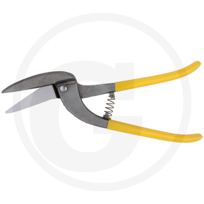 Ks tools pelikaan doorloopschaar, rechts knippend - snijdt staalbleek tot 1,2 mm, edelstaal tot 0,7 mm