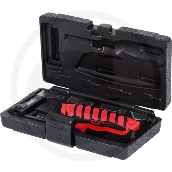 Ks tools mes schraper-set, 27-delig - verschillende klingen voor plaketten, dichtings- en kleefresten