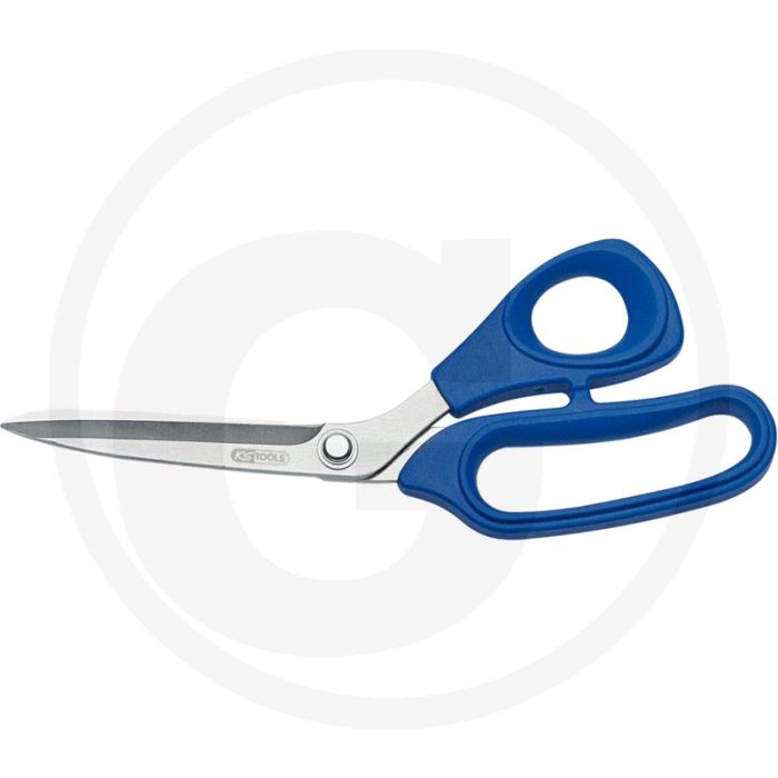 Ks tools stofschaar, 205 mm - edelstalen klinge, 1-komponentengriff