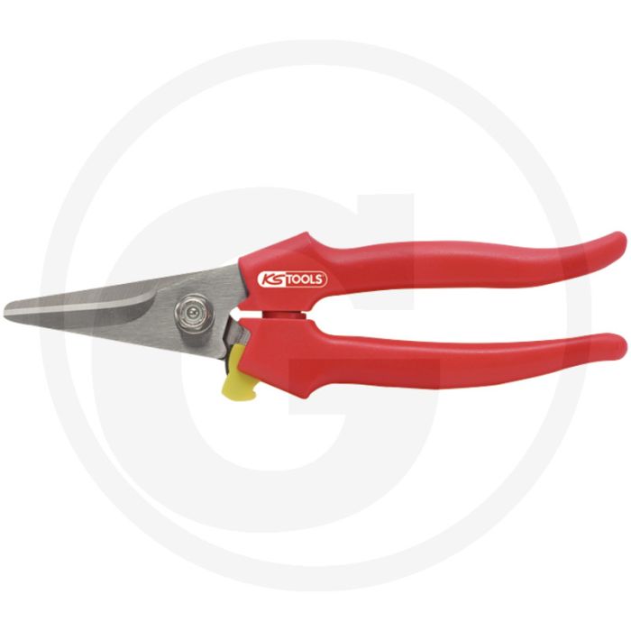 Ks tools universeelschaar, 190 mm - zelfopenend, recht, kunststof greep Ks tools universeelschaar, 190 mm - zelfopenend, recht, kunststof greep