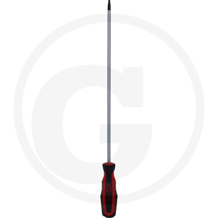 Ks tools ergotorqueplus schraubendreher, t25, lang - rundes profil, chrom vanadium klinge - 100g