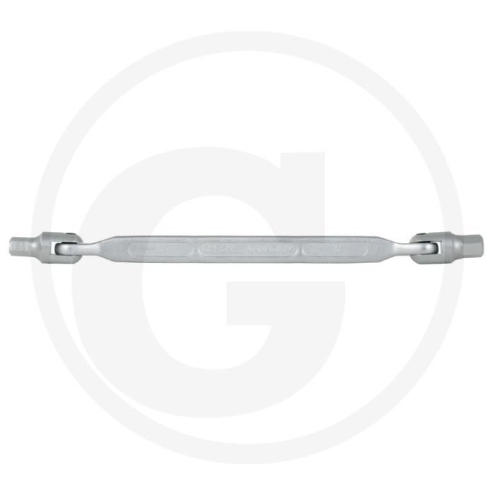 Ks tools classic dubbele gewrichtsleutel, binnenzeskant, 3x4 mm - extra großer schwenkbereich