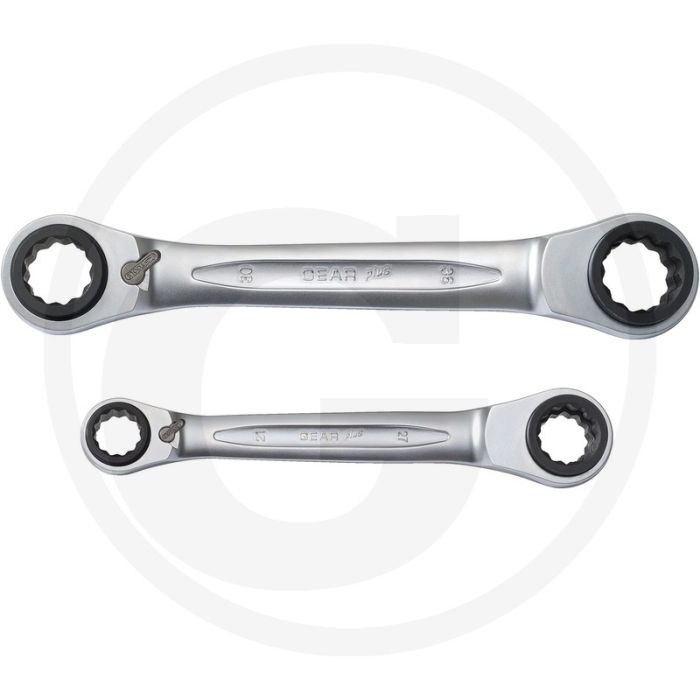 Ks tools 4in1 gear+dubbele ratelringsleutelset, omschakelbaar, 2-dlg - 72 tanden, 36mm max. sleutelwijdte Ks tools 4in1 gear+dubbele ratelringsleutelset, omschakelbaar, 2-dlg - 72 tanden, 36mm max. sleutelwijdte