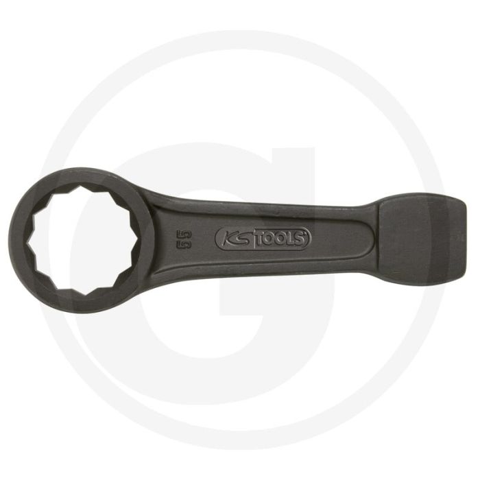 Ks tools schlag-ringschlüssel, 38mm mit schlagkante und flanktraction-profil Ks tools schlag-ringschlüssel, 38mm mit schlagkante und flanktraction-profil