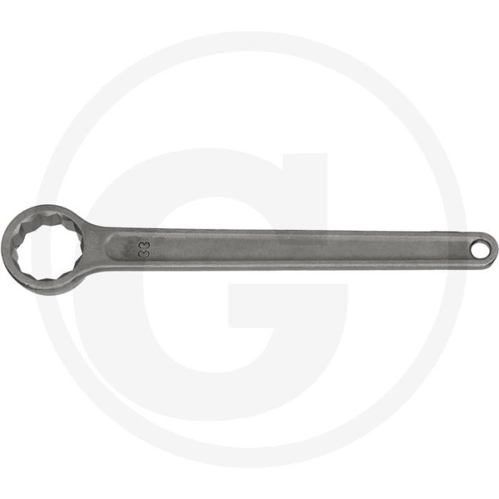 Ks tools einringschlüssel, gerade, 2.1/2" - flanktraction-profil, din 3111, chrom vanadium