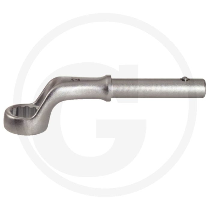 Clé à anneau Ks Tools Classic, courbée des deux côtés, 2,7/16", profil à 12 pans, courbée à 75° Clé à anneau Ks Tools Classic, courbée des deux côtés, 2,7/16", profil à 12 pans, courbée à 75°