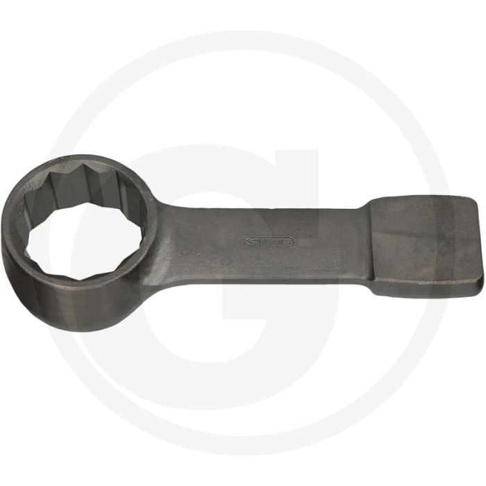 Clé à anneau à percussion Ks Tools, profonde, 80 mm - profil Flanktraction, DIN 7444, avec arête de percussion Clé à anneau à percussion Ks Tools, profonde, 80 mm - profil Flanktraction, DIN 7444, avec arête de percussion