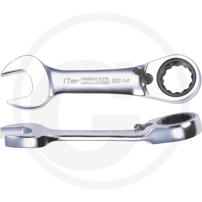 Ks tools gearplus® ratelringsteeksleutel, extra kort, 10 mm - 72 tanden Ks tools gearplus® ratelringsteeksleutel, extra kort, 10 mm - 72 tanden