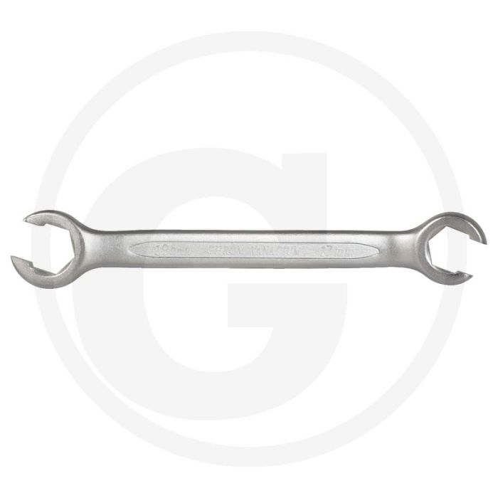 Ks tools classic open dubbele ringsleutel, gebogen, 19x22 mm - 6-kant, din 3118, chrom vanadium