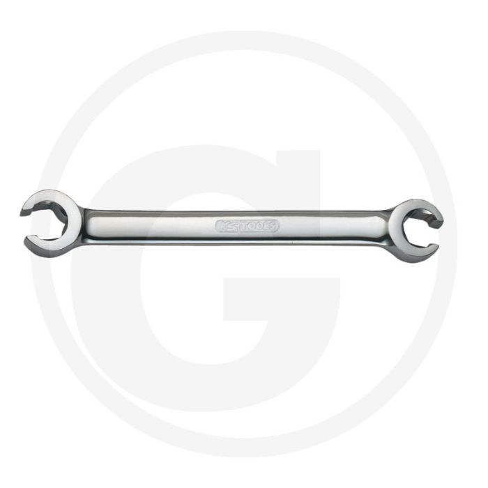 Ks tools chromeplus® dubbele ringsleutel, open, gebogen, 12x13 mm - 6-kant, din 3118, maulstellung 15° abgewinkelt Ks tools chromeplus® dubbele ringsleutel, open, gebogen, 12x13 mm - 6-kant, din 3118, maulstellung 15° abgewinkelt