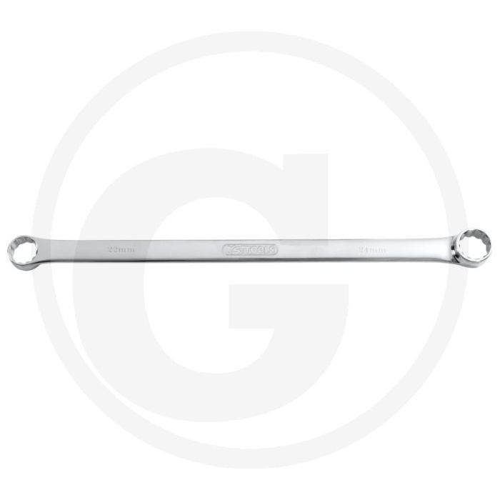 Ks tools chromeplus® dubbele ringsleutel, extra lang, 17x19 mm - flanktraction-profil, dünnwandig, hochglanz verchromt, chrom-molybdän Ks tools chromeplus® dubbele ringsleutel, extra lang, 17x19 mm - flanktraction-profil, dünnwandig, hochglanz verchromt, chrom-molybdän
