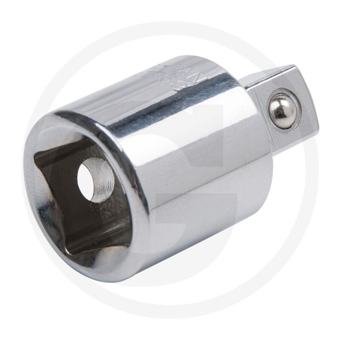 Ks tools chromeplus reduzieradapter 3/4"f x 1/2"m - din 3123 / iso 3316 compatibel Ks tools chromeplus reduzieradapter 3/4"f x 1/2"m - din 3123 / iso 3316 compatibel