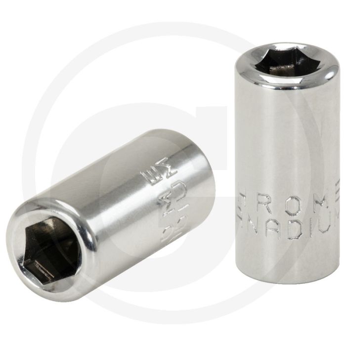 Ks tools 1/4" chromeplus® bit-adapter-dopsleutel - super chroom-vanadiumstaal, hoogglans verchroomd Ks tools 1/4" chromeplus® bit-adapter-dopsleutel - super chroom-vanadiumstaal, hoogglans verchroomd