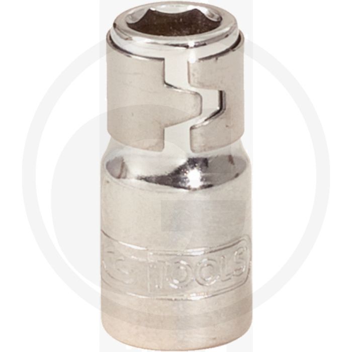 Ks tools 1/4" chromeplus® bit-adapter-dopsleutel met spanring, voor 1/4" bits, hoogglanzend verchroomd
