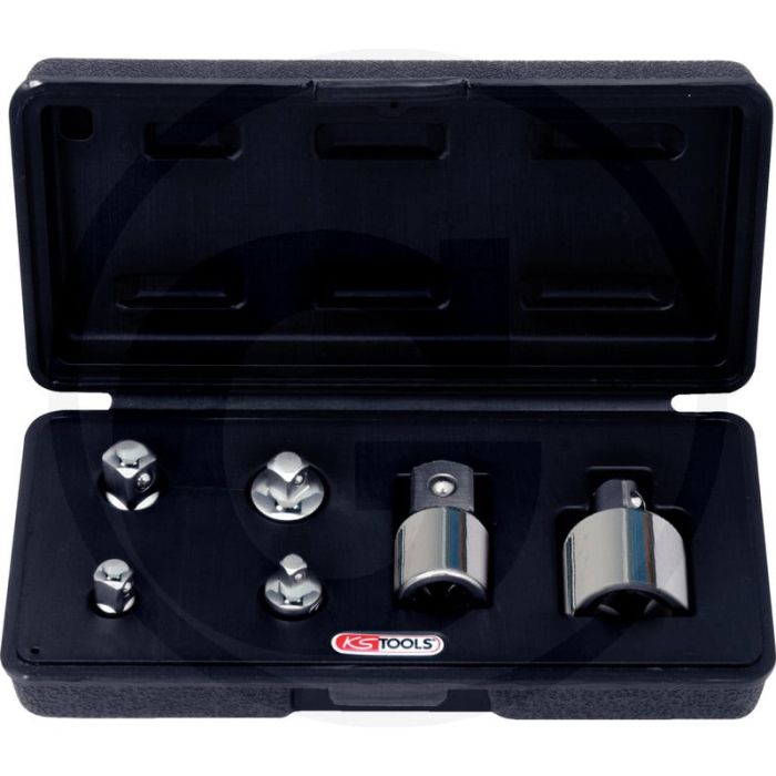 Jeu d'adaptateurs coniques Ks tools chromeplus®, 6 pièces - DIN 3123 / ISO 3316 Jeu d'adaptateurs coniques Ks tools chromeplus®, 6 pièces - DIN 3123 / ISO 3316