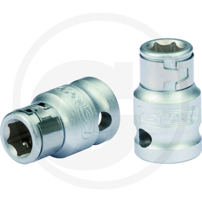 Ks tools bit-adapter dopsleutel 3/8",v.bits 5/16" m.kogel - super chroom-vanadiumstaal Ks tools bit-adapter dopsleutel 3/8",v.bits 5/16" m.kogel - super chroom-vanadiumstaal