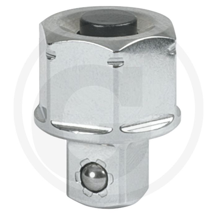 Ks tools 19mm tripleplus® inzet-dopsleutel-adapter, 19mmx3/8" - snellosfunctie Ks tools 19mm tripleplus® inzet-dopsleutel-adapter, 19mmx3/8" - snellosfunctie