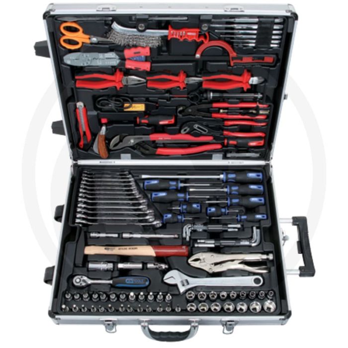 Jeu d'outils universels Ks tools Chromeplus® de 172 pièces avec mallette en aluminium