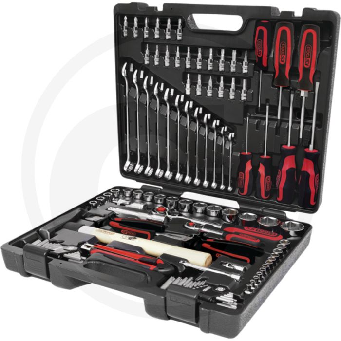 Ks tools 1/4-1/2 chromeplus werkzeugsatz met 6-kant en flanktraction-profil
