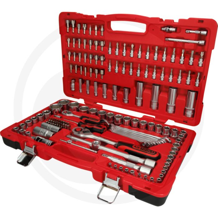Ks tools 1/4"+1/2" steckschlüssel-satz, 151-tlg. - flanktraction-profil