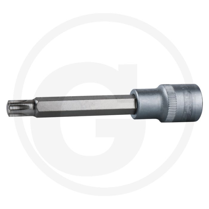 Ks tools 1/2" bit-dopsleutel ribe, l=100mm, m9 - lange uitvoering met ribe® profiel