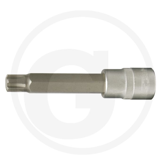 Ks tools 1/2" bit-dopsleutel ribe, l=110 mm, m14 - lange uitvoering